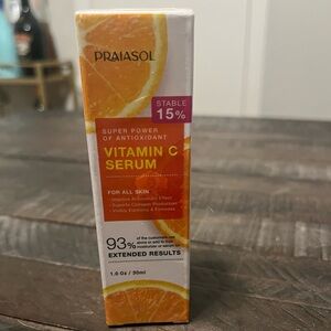 Praiasol Vitamin C Serum 15% Super Antioxidant Power 1 oz New In Box Sealed